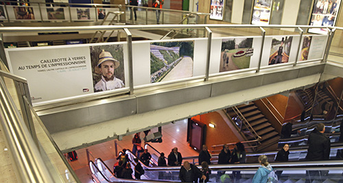 exposition en gare de Marseille TGV