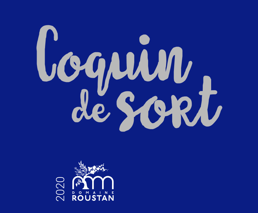 l'étiquette de la bouteille de vin Coquin de Sort